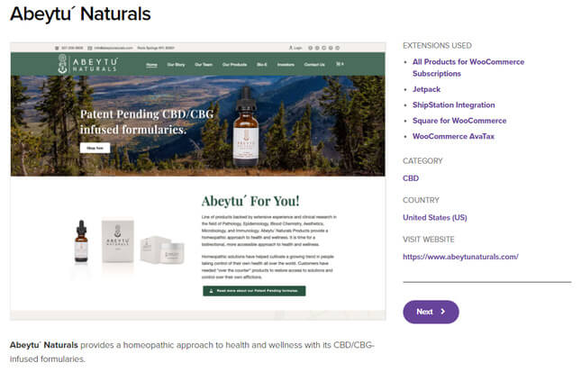 abeytu woocommerce example abeytu naturals