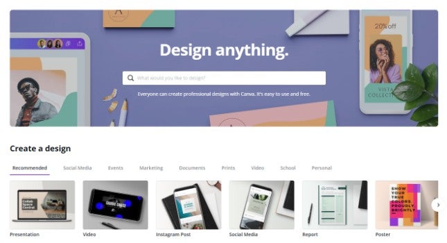 canva Best graphic design software - Canva