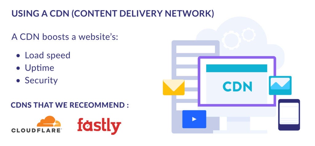 Using a CDN Summary of why a content delivery network is good and recommended CDNs
