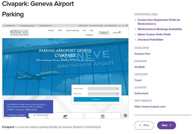 geneva-airport woocommerce example geneva airport
