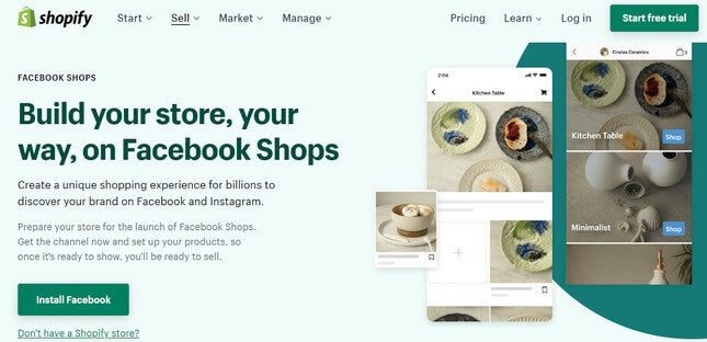 shopify start selling alcohol online shopify facebook shops