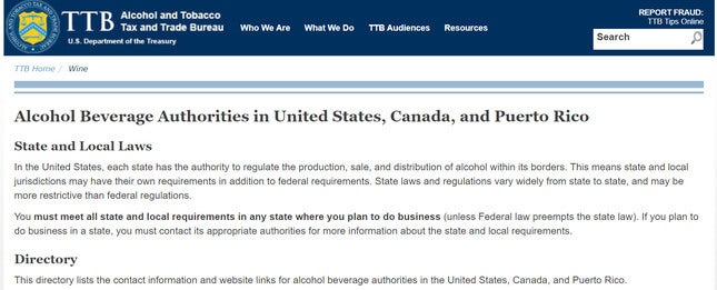 ttb-website sell alcohol online ttb website