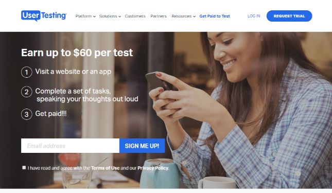 user testing - side hustles Side hustle: user testing