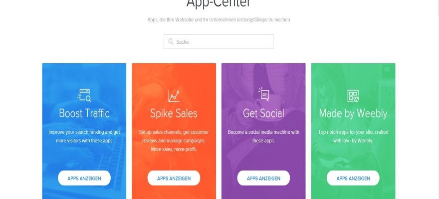 weebly App Center