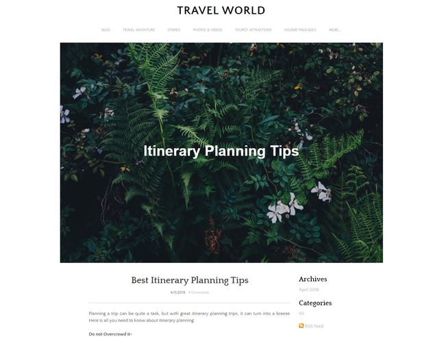 Weebly Travel Blog Example Weebly Travel Blog Example