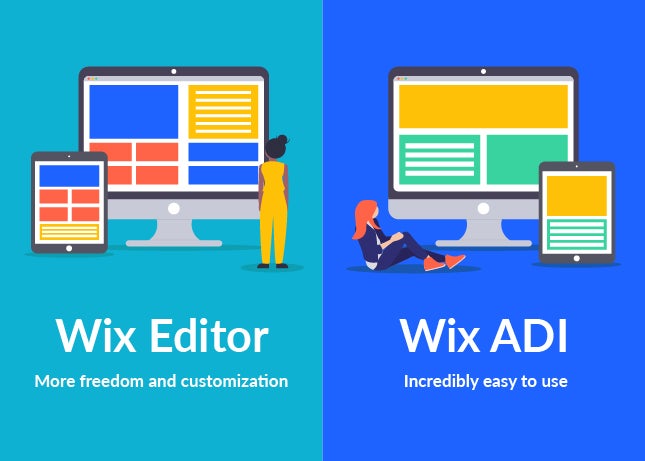 wix editor vs adi side by side comparison of wix adi and wix editor