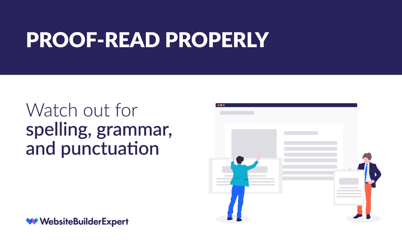 writing for the web tip proof-read properly writing for the web tip proof-read properly