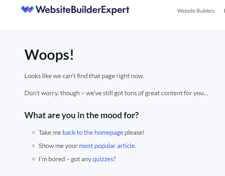 404-wbe Sample 404 page