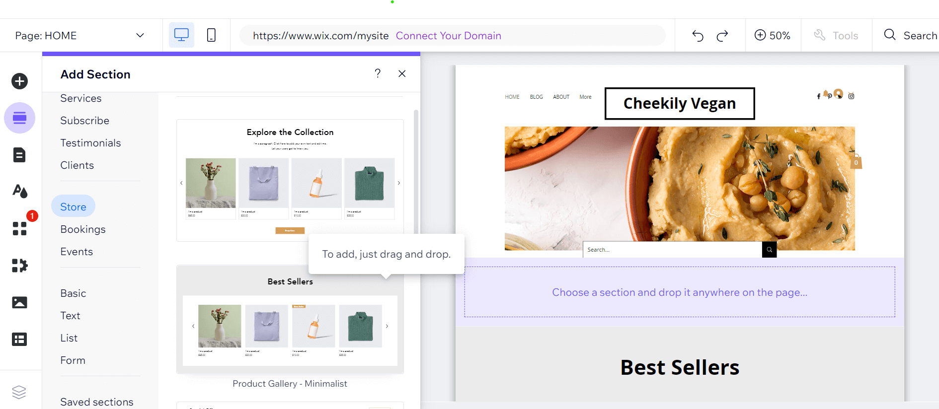 Add a store to any Wix website Adding a store to a Wix demo website using the Wix editor