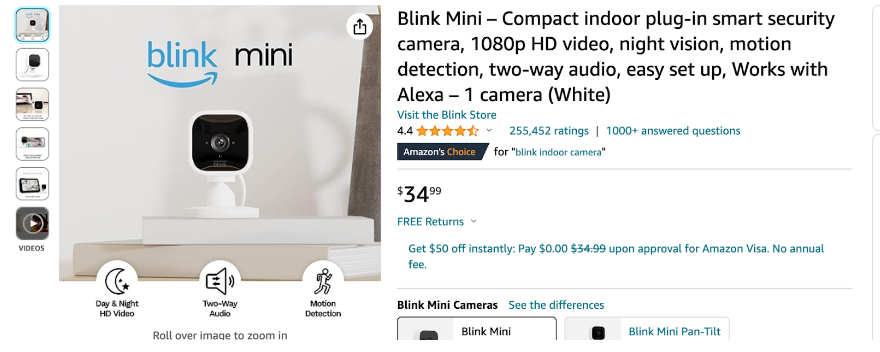 Amazon product Amazon product