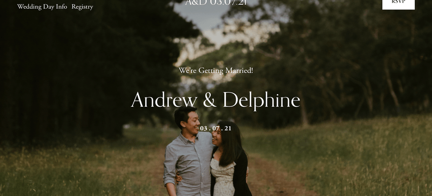 Andrew and Delphine Homepage