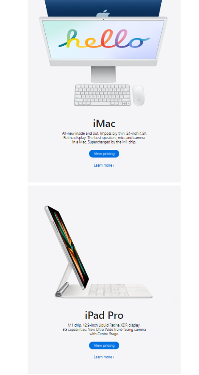 Apple Email Example Apple Email Example