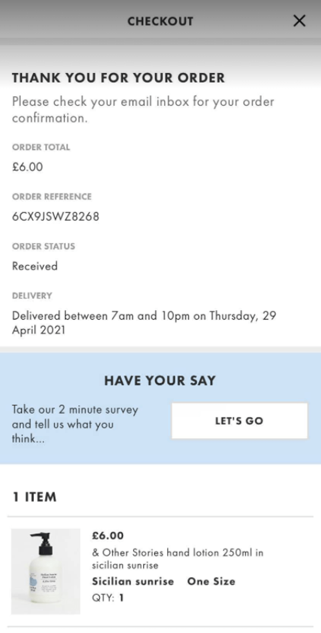 ASOS App Review Example ASOS App Review Example