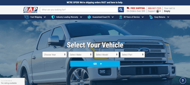 auto parts online store example auto parts online store example