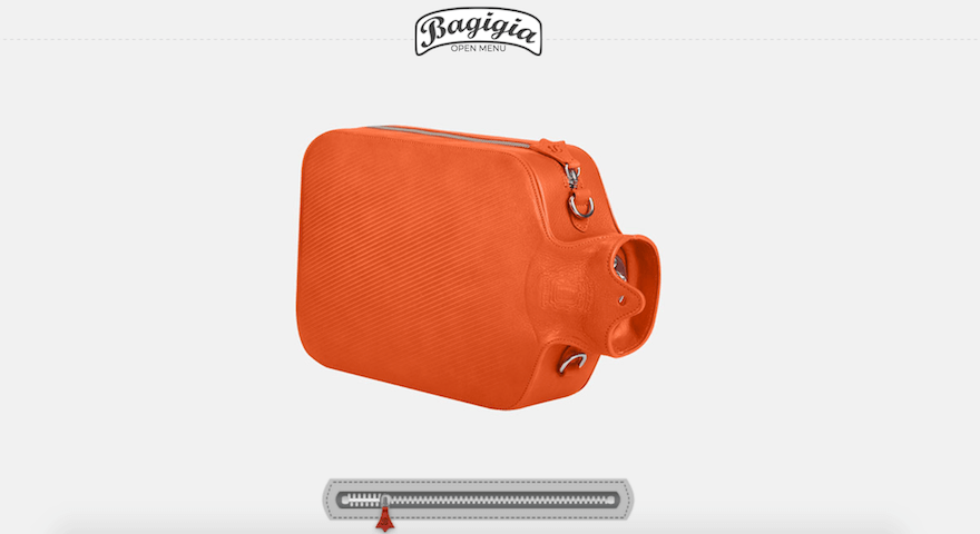 Bagigia website screenshot Bagigia website screenshot