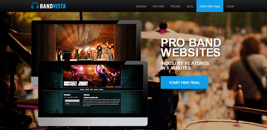 bandvista-website-builder-for-musicians-homepage bandvista homepage