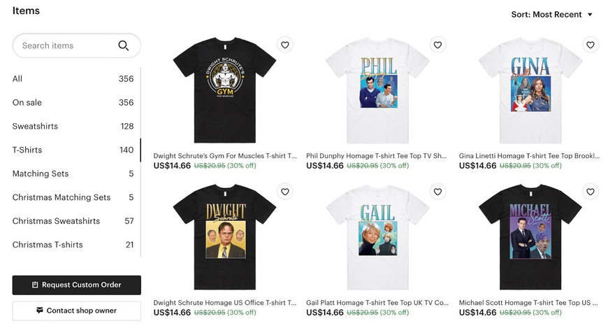 best selling print on demand tshirts etsy Selection of print on demand t-shirts on Etsy