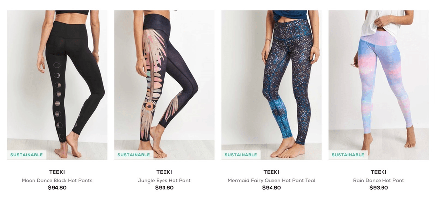 best selling print on demand yoga pants teeki Print on demand leggings on Teeki's shop