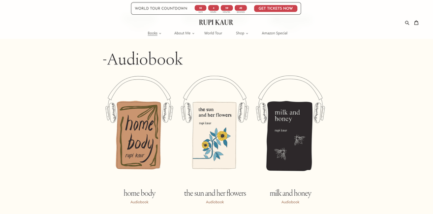 Best Writer Website Rupi Kaur Audiobook
