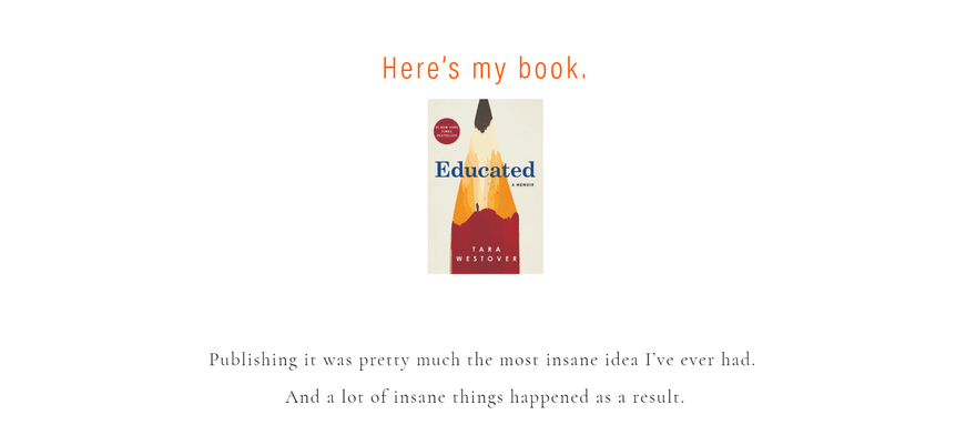 Best Writer Website Tara Westover Book