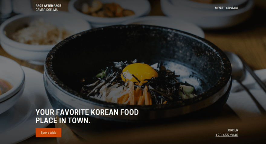 Bibimbap A new WordPress.com theme, with a photographic background showing a bowl of Korean food.