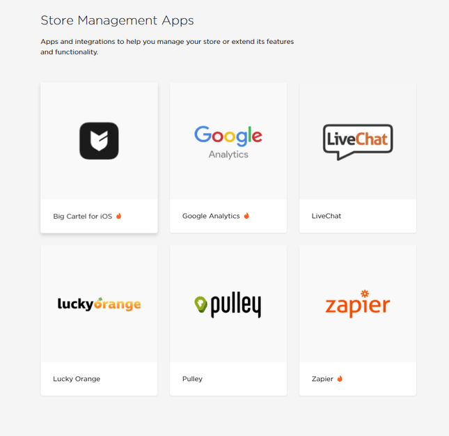 Big Cartel Management Apps big cartel management apps