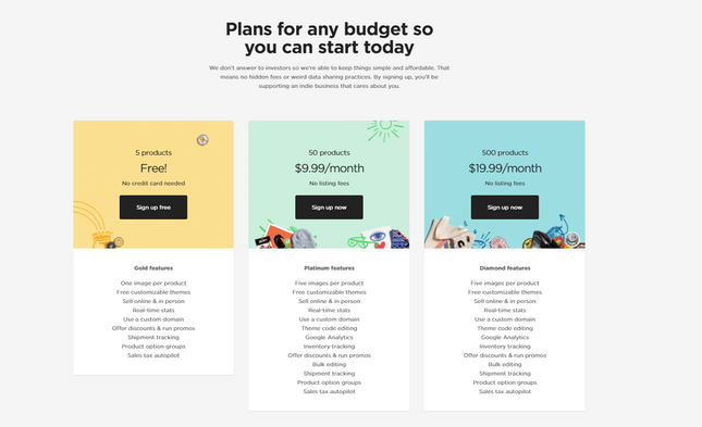 Big Cartel Pricing Big Cartel Pricing