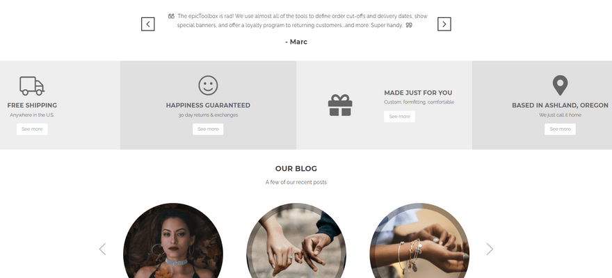 bigcommerce fashion luna warm customer experience