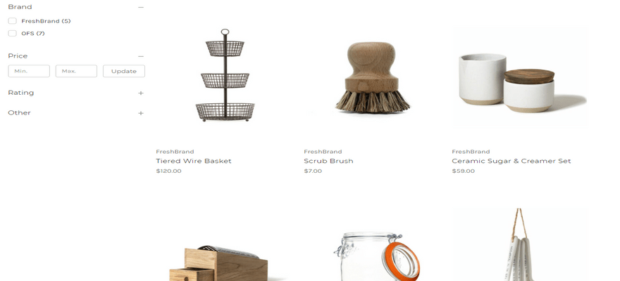 bigcommerce home and garden cornerstone light product page