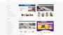 A white page showing four different BigCommerce store templates and a grey filtering menu down the left-hand side.