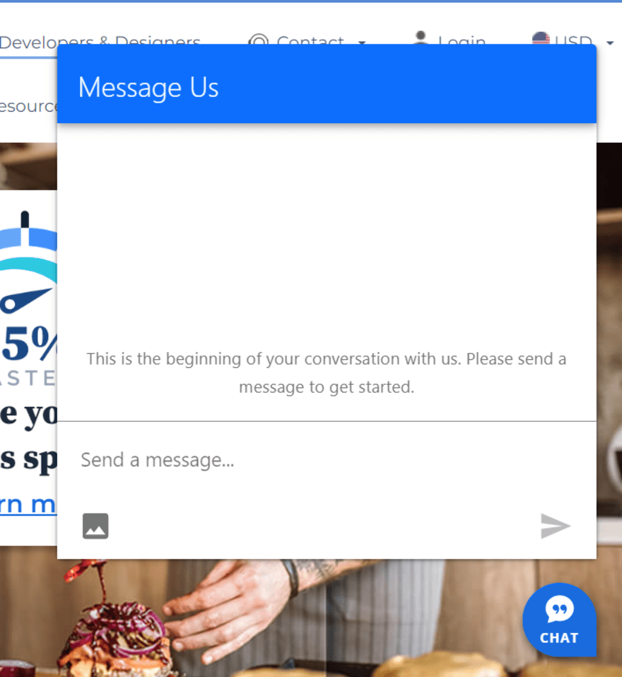 Bluehost live chat Bluehost live chat pop up with no messages