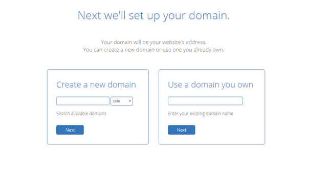 bluehost setup domain registration