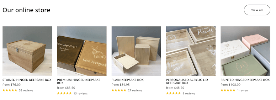 boxes Gallery of wooden boxes for sale made by The Wooden Box Factory