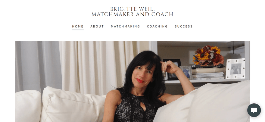 Brigitte A matchmaker website with an image of Brigitte