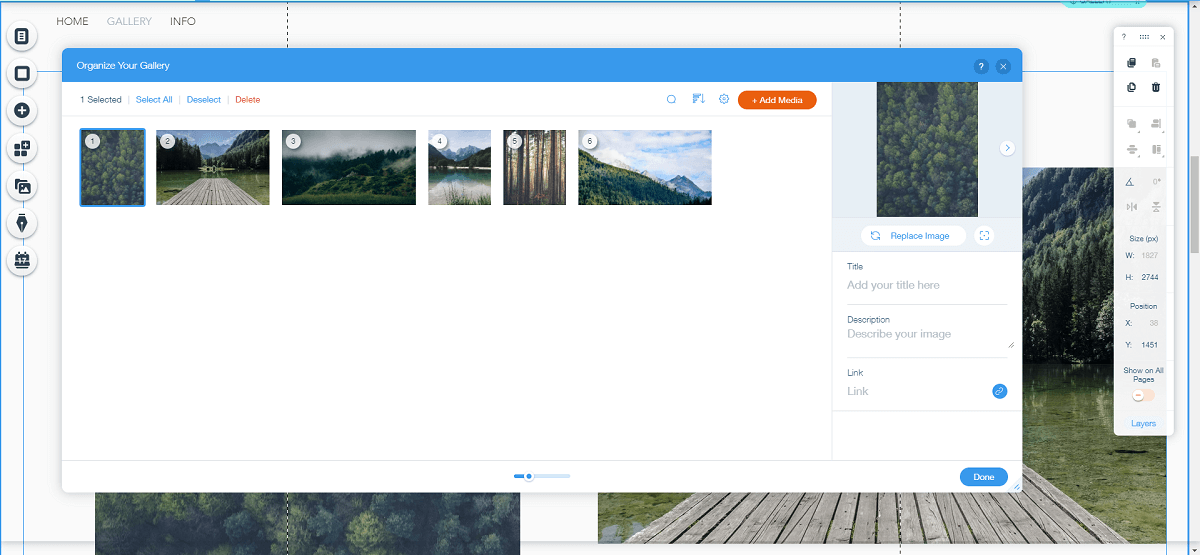 adding-images-Wix Adding photos Wix website