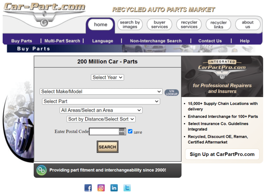 car part website