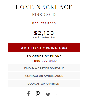 Cartier Product Pricing cartier jewelry product pricing