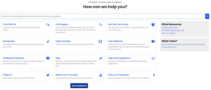 constant contact help center constant contact help center