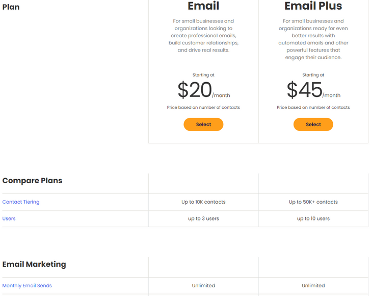 constant contact price plans constant contact price plans