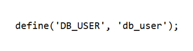 database username database username code