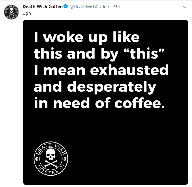 death wish coffee brand twitter death wish coffee brand twitter