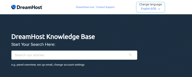 dreamhost knowledge base dreamhost support page