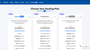 Selection of DreamHost hosting plans and 12-month pricing, including shared and VPS hosting options