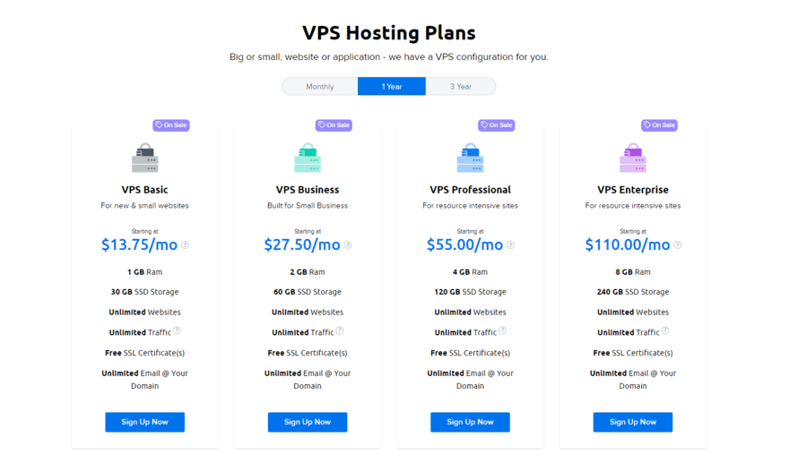 DreamHost VPS pricing Pricing and key features for DreamHost's 4 VPS hosting plans