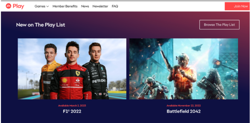 Ea Play EA Play website