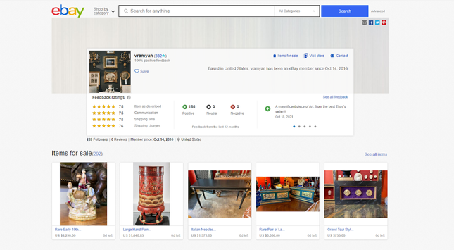 eBay Storefront eBay Storefront