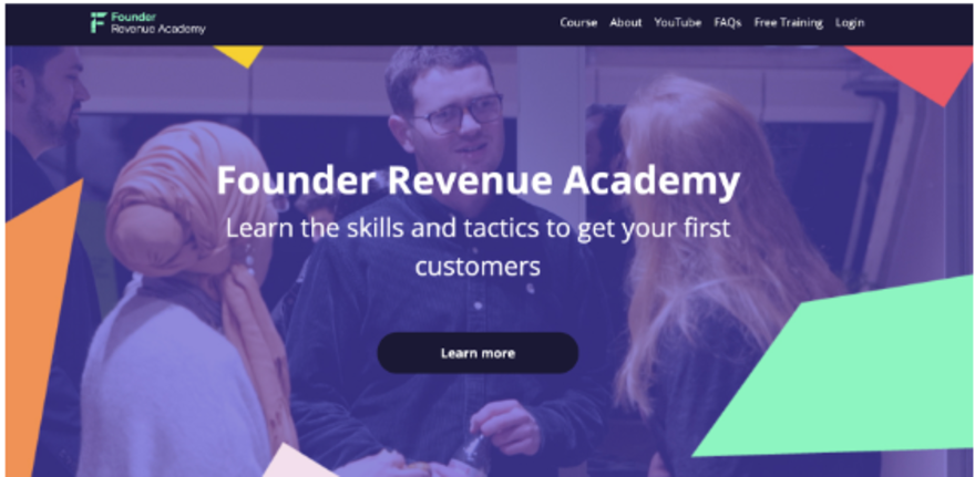 founder revenue academy Founder revenue academy website