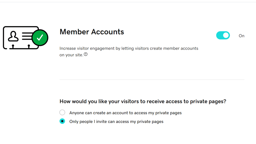 GoDaddy member accounts settings page
