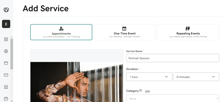GoDaddy service Adding a new service to GoDaddy website