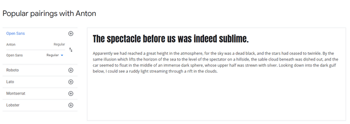 google fonts anton pairings example google fonts anton pairings example